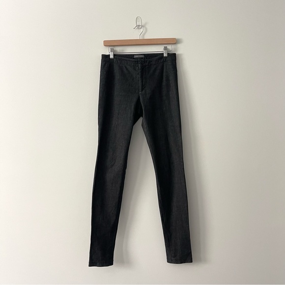 Vince Women's Ski Pant Skinny Ankle Gray Denim Stretch Size 4 - Picture 3 of 10